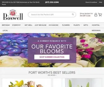 Gordonboswell.com(Fort Worth Florist & Fort Worth Same) Screenshot