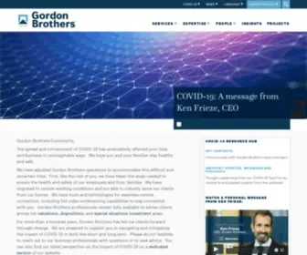 Gordonbrothers.com(Gordon Brothers) Screenshot