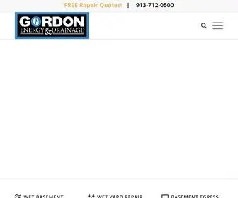 Gordonenergy.com(Kansas City Foundation Repair & Inspection Company) Screenshot