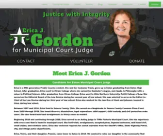 Gordonforjudge.com(Gordon for Judge) Screenshot