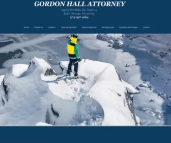 Gordonhall-Attorney.com(Home) Screenshot