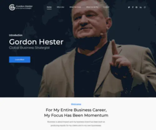 Gordonhester.com(Gordon Hester) Screenshot