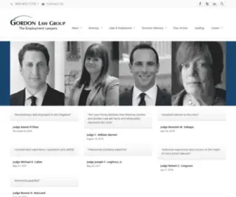 Gordonllp.com(Boston Employment Lawyers) Screenshot