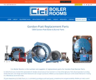 Gordonpiattparts.com(Cici Boiler Rooms) Screenshot