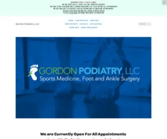 Gordonpodiatry.com(Gordon Podiatry) Screenshot