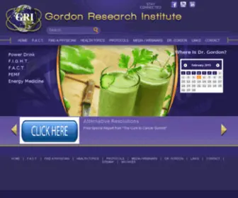 Gordonresearch.com(Gordon Research Institute) Screenshot