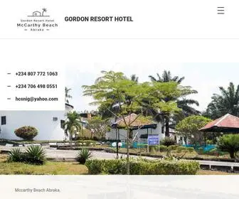 Gordonresorthotel.com(Mccarthy Beach) Screenshot