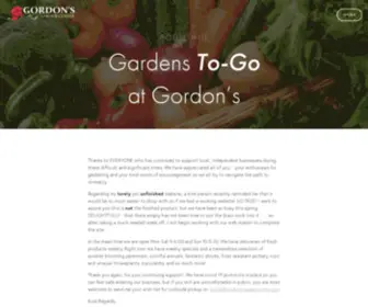 Gordonsgardencenter.com(Gordon's Garden Center) Screenshot