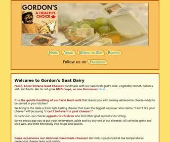 Gordonsgoatdairy.ca(Gordon's Goat Dairy) Screenshot