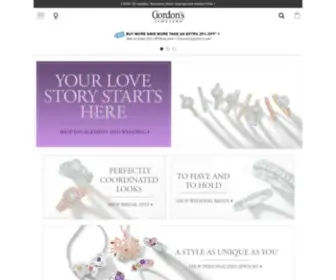 Gordonsjewelers.com(Gordon's Jewelers) Screenshot
