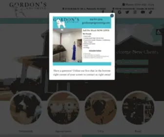 Gordonspetgrooming.com(Groomer With Salons in Plymouth & Granger) Screenshot