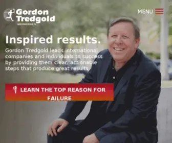 Gordontredgold.com(Corporate Motivational Speakers USA) Screenshot