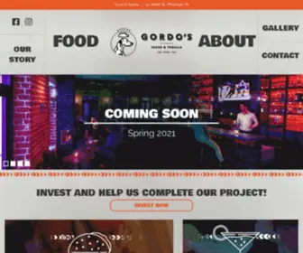 Gordospgh.com(Gordo's Tacos & Tequila) Screenshot