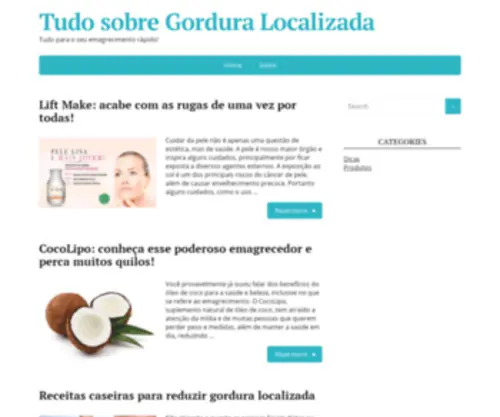 Gorduralocalizada.net(Gorduralocalizada) Screenshot