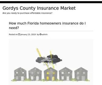 Gordyscountymarket.net(Gordys County Insurance Market) Screenshot