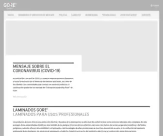 Gore-Workwear.es(Laminados GORE®) Screenshot