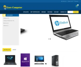 Gorecomputer.com(Gore Computers) Screenshot