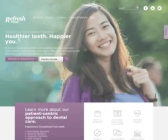Gorefreshdental.com(Refresh Dental) Screenshot