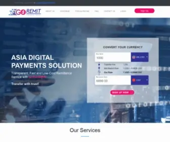 Goremit.hk(Cross Border Payment) Screenshot