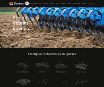 Gorenc.si(Kmetijski stroji in storitve) Screenshot