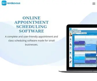 Gorendezvous.com(Online Scheduling and Appointment Booking Software) Screenshot