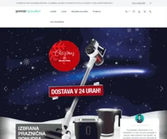 Gorenje.si(Domača Stran) Screenshot