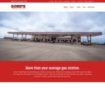 Goretravel.com(Gore's Travel Plaza) Screenshot