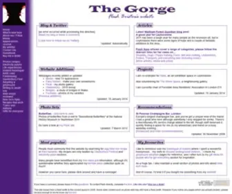 Gorge.org(This site) Screenshot