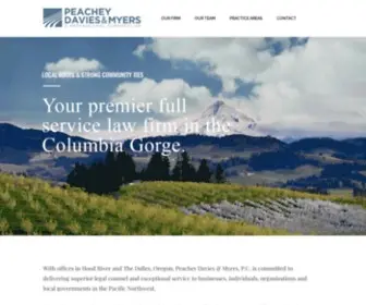 Gorgelaw.com(Peachey) Screenshot