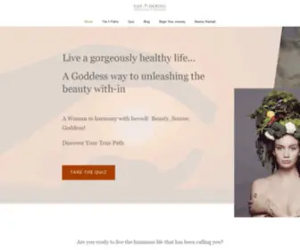 Gorgeouslyhealthy.com(The Goddess Way) Screenshot