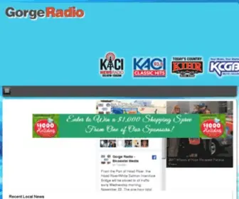 Gorgeradio.com(Home of KACI FM/AM) Screenshot