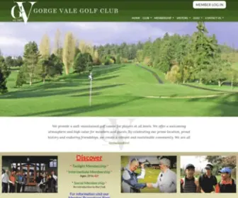 Gorgevalegolf.com(Victoria BC golf club) Screenshot