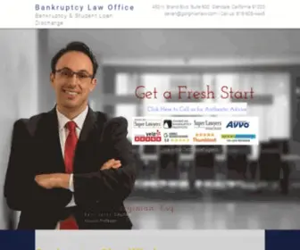 Gorginianlaw.com(Bankruptcy Law Services) Screenshot