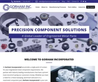 Gorhamincorporated.com(Gorham Incorporated) Screenshot