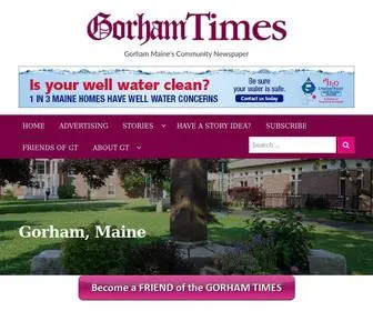 Gorhamtimes.com(The Gorham Times) Screenshot