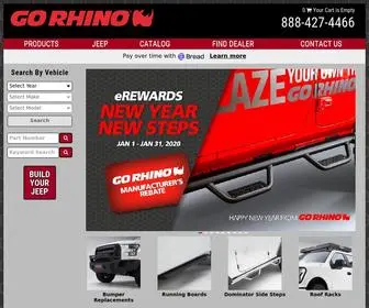 Gorhino.com(Go Rhino) Screenshot
