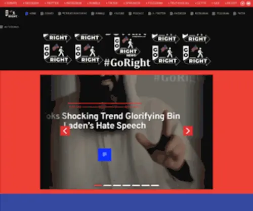 Gorightnews.com(Go Right News) Screenshot