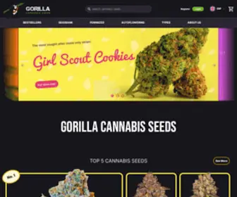 Buy Cannabis Seeds from Gorilla Cannabis Seeds Bank