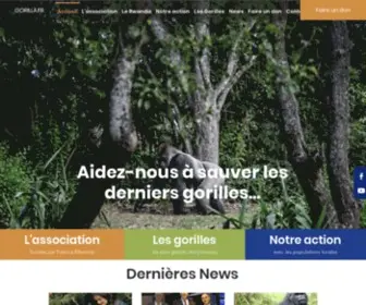 Gorilla.fr(L'Association Gorilla) Screenshot