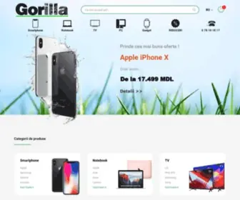 Gorilla.md(Online Magazin în Chisinau) Screenshot