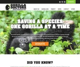 Gorilladoctors.org(Gorilla Doctors) Screenshot