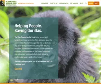Gorillafund.org(Dian Fossey Gorilla Fund) Screenshot