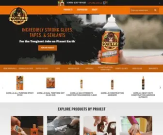Gorillaglue.com(The Gorilla Glue Company) Screenshot
