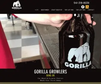 Gorillagrowlersbend.com(Gorilla Growlers Home) Screenshot