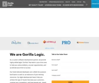Gorillalogic.com(Nearshoring and Agile Software Development) Screenshot