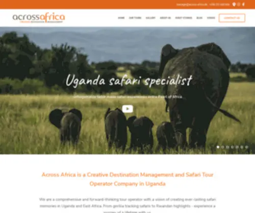 Gorillareisen.de(Across Africa) Screenshot