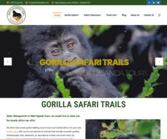 Gorillasafaritrails.com(Gorilla Safaris) Screenshot