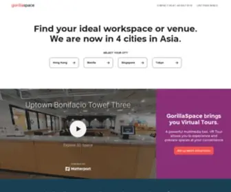 Gorillaspace.co(The Marketplace for Workspace) Screenshot