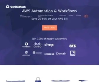 Gorillastack.com(Cloud Cost Optimization) Screenshot