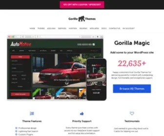 Gorillathemes.com(WordPress Themes & Website Templates by Gorilla Themes) Screenshot